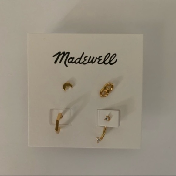 NWT. MADEWELL Mix & Match Earring Set - Picture 2 of 4